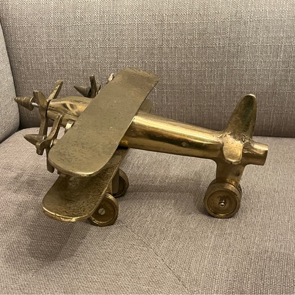 Handcrafted Biplane Model - Picture 5 of 9